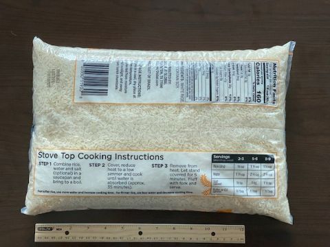 43943 - Long Grain 10lbs White Rice USA