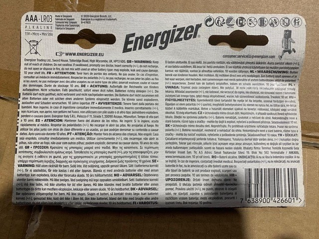 44013 - Offer Energizer batteries Europe